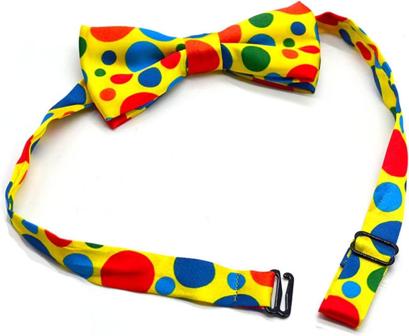 Sun-Trade Child Kids Clip-on Dot Suspenders Elastic Y-Shape Adjustable with Clips and Bow Tie Set for Boys and Girls - Image 4